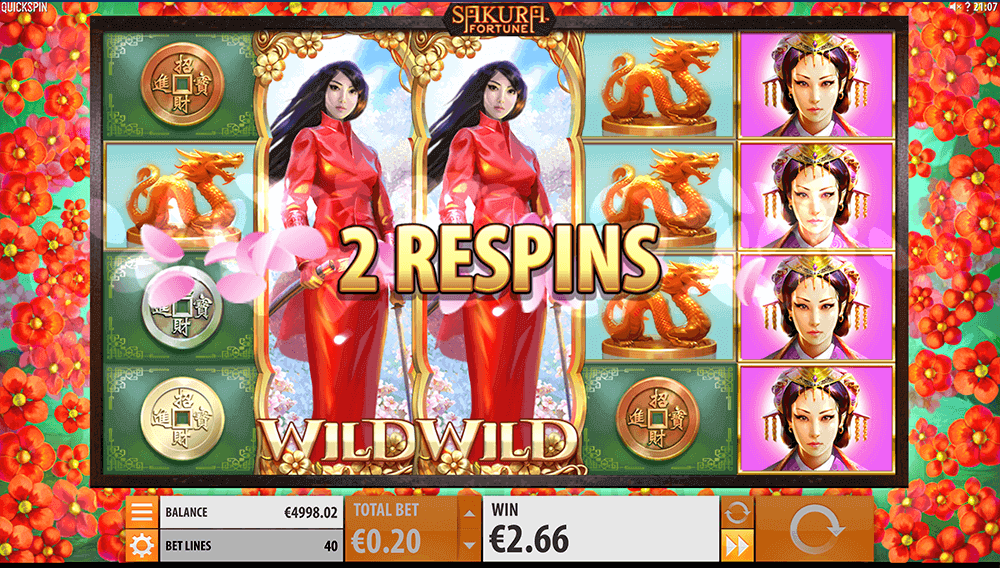 Респины в Sakura Fortune